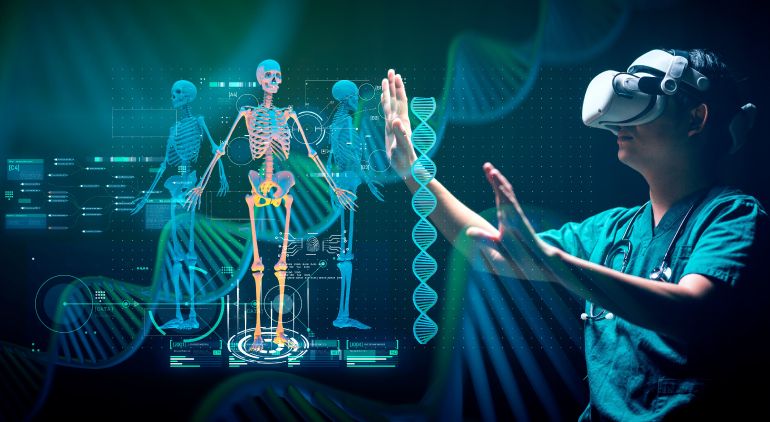 Cognihab - Artists rendition of VR HealthTech innovations