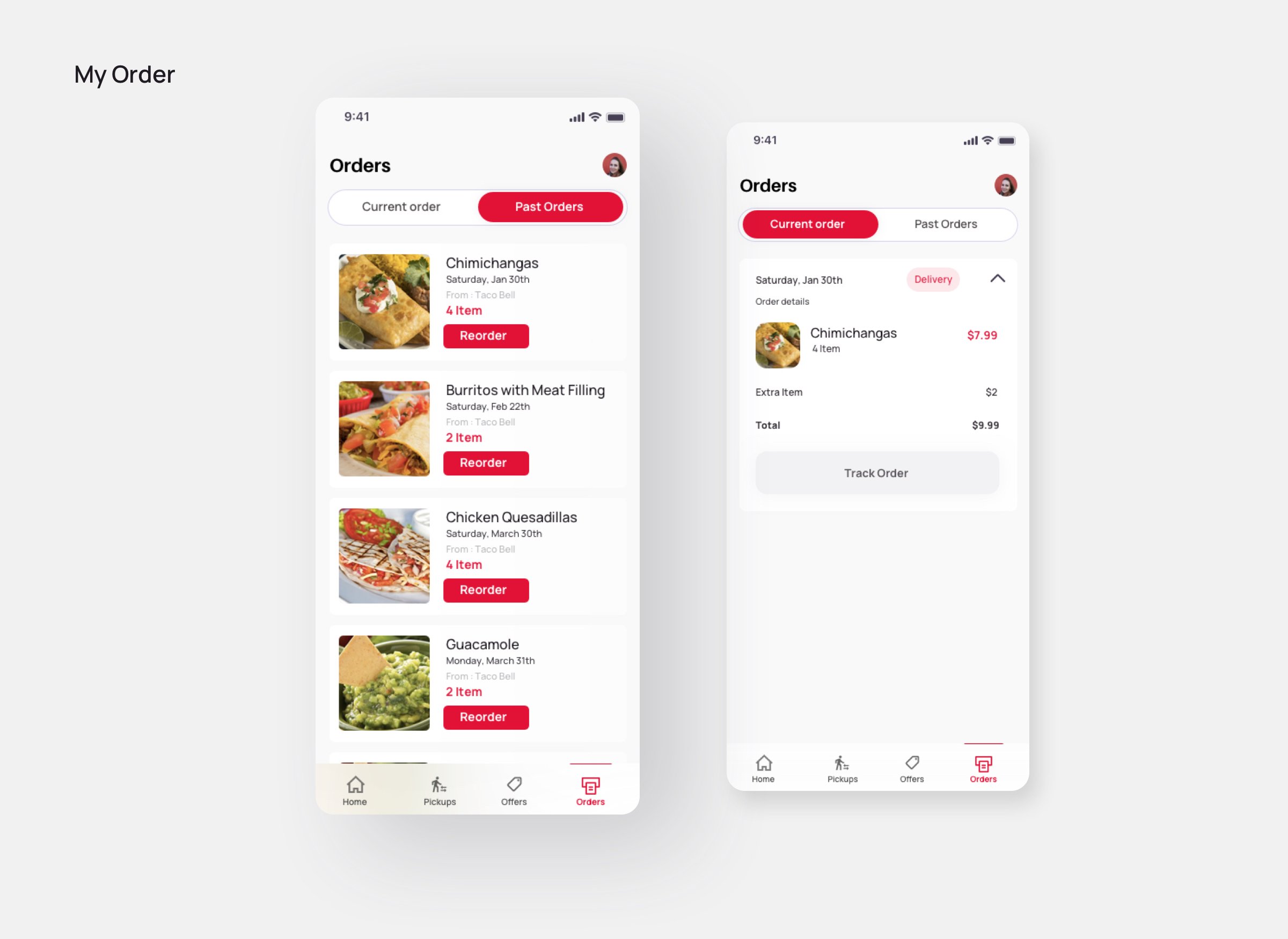 Order- Doordash redesign