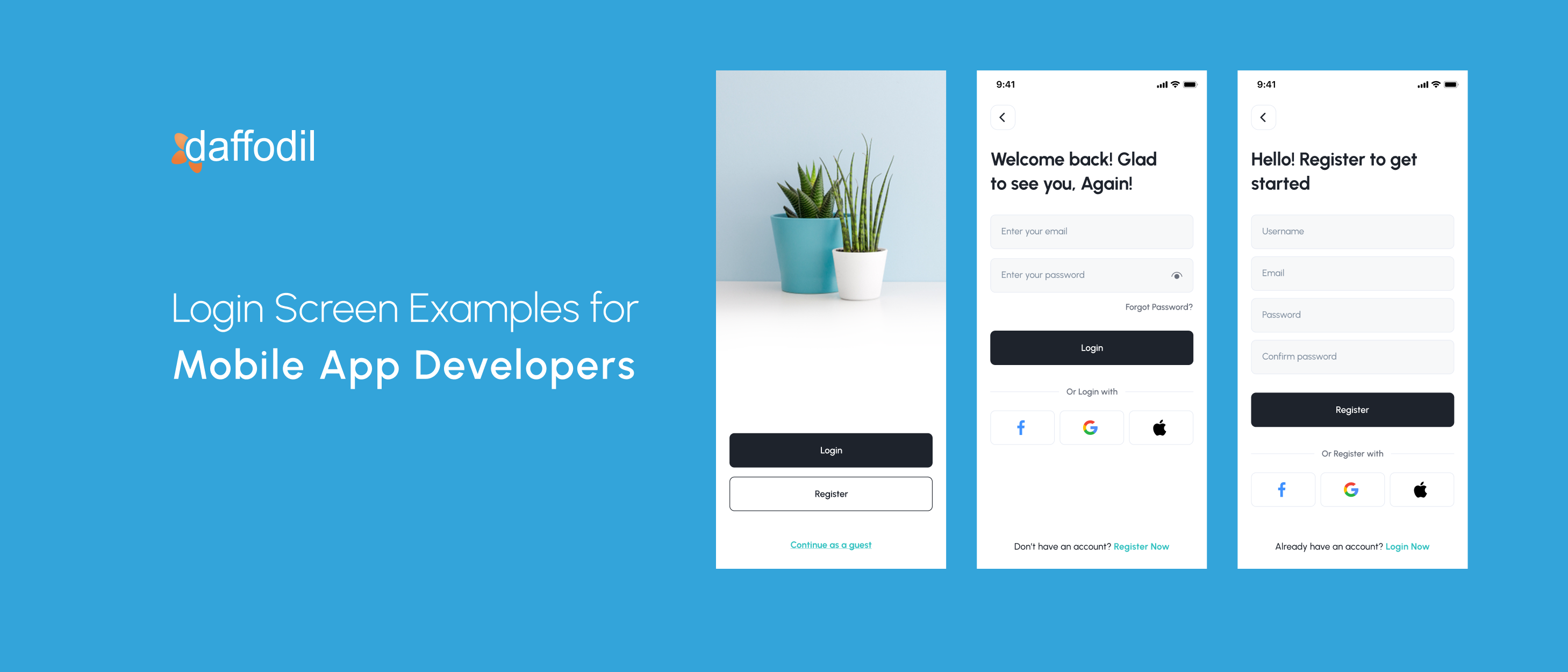 Login Screen Examples for Mobile App Developers