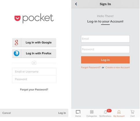 Login Screen for Mobile App 5